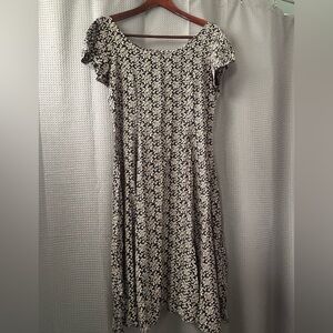 ED Michael’s floral  dress rayon 12